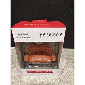 2021 Hallmark Friends CENTRAL PERK CAFE COUCH Christmas Ornament With BOX